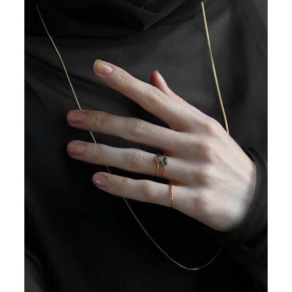 指輪 リング 金属アレルギー対応 パワーストーンプチステンレスリング レディース