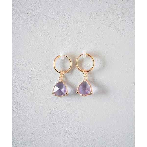 イヤリング 「SHAHA」「SHAHA」16Kゴールドプレート/シンプル/3WAY/トライアングルガ...