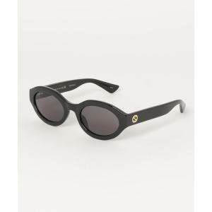uvカット サングラス 「GUCCI/グッチ」オーバル サングラス GG1579S 001 レディース メンズ