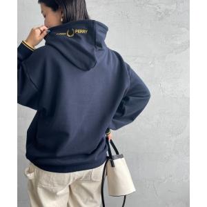 パーカー 「FRED PERRY/フレッドペリー」 別注 フードロゴ刺繍スウェットパーカー レディース メンズ