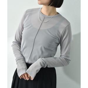 tシャツ 「anana」メッシュニットクループルオーバー レディース