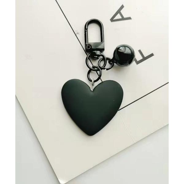 キーホルダー マットハートキーホルダー
