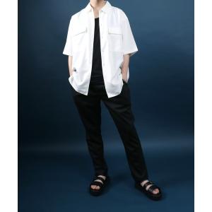 セットアップ オープンカラーシャツ＆ワイドパンツ セットアップ