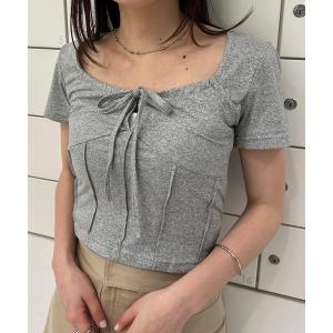 tシャツ 「TAJEN:T」SHEER VELOUR HALTERNECK TOPS/シアーベロア