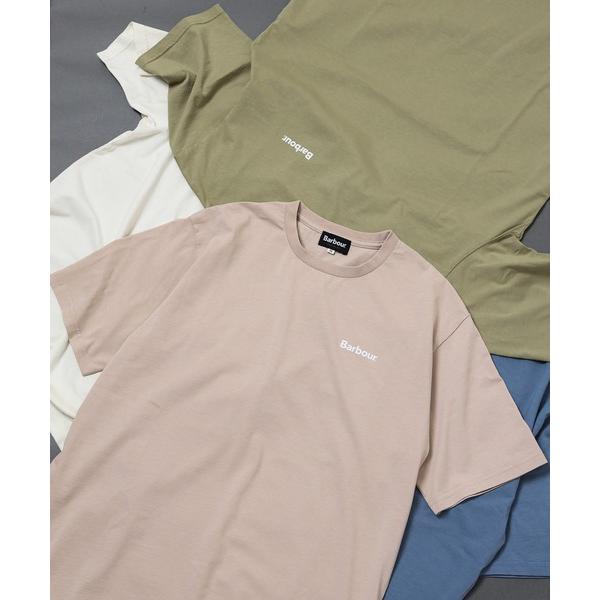 tシャツ Barbour / フロント ロゴ Tシャツ メンズ