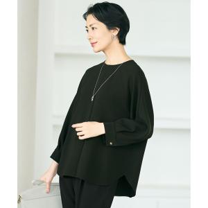 ブラウス シャツ トリアセダブルクロス ブラウス レディース