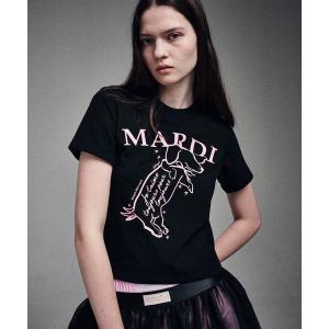 大人気 MARDI Mercredi Tシャツとロングスカート SLIM TSHIRT SWING THE TAIL DDANJI（Tシャツ/カットソー