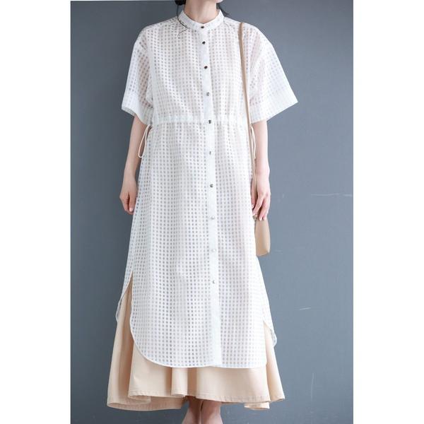 ワンピース CAWAII流 手抜き感なく決まる シャツワンピ