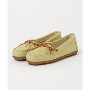 ad thie（アドティエ） デッキシューズ モカシン レオパード柄