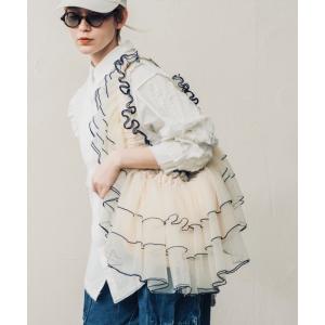 ウエストポーチ ウエストバッグ DORA TIER TULLE - MAXI | チュールフリルバッグ - マキシ レディースの商品画像