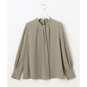 ブラウス シャツ ライトサテン ブラウス レディース