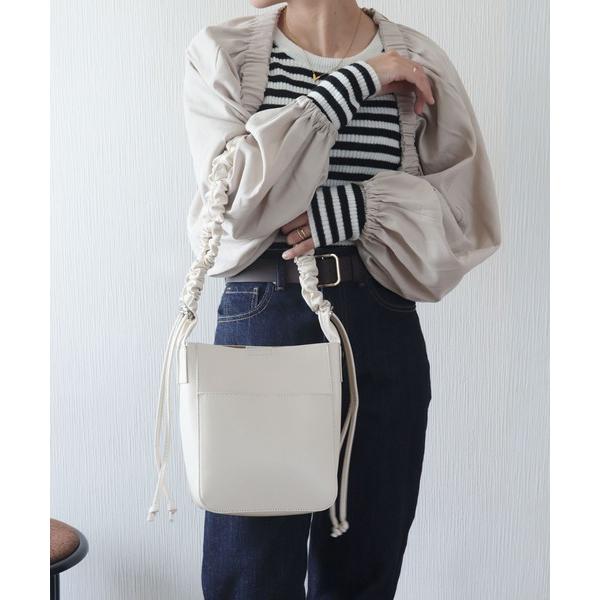 ショルダーバッグ バッグ 「2way」韓国ファッション軽いレザーショルダーバッグラッフルギャザーリボ...
