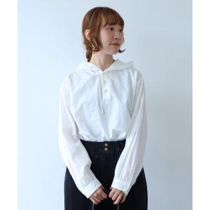 ブラウス シャツ 80/タイプライターナチュラルトリプルワッシャー スノーパーカー レディース