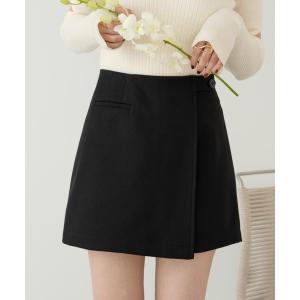スカート ラップデザインミニスカパン