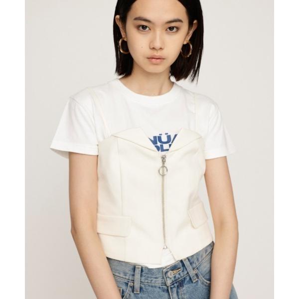 チューブトップ ベアトップ FRONT ZIP TIDY BUSTIER フロント ジップ タイディ...