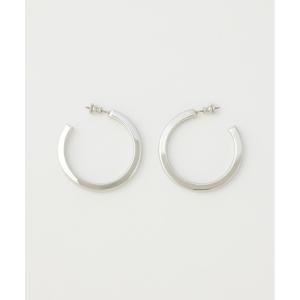 ボッテガヴェネタ トライアングル フープピアス スモール BOTTEGA VENETA】ツイスト トライアングル フープピアス (BOTTEGA