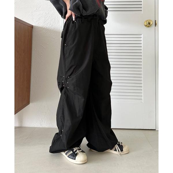 パンツ スタッズサイドタックナイロンパンツ「SETUP着用可能」 メンズ レディース