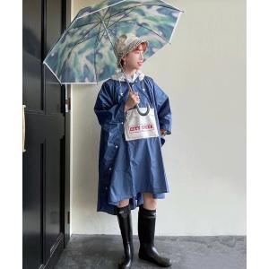 レインコート カッパ 「CITY CREEK」バイカラーレインポンチョ レディース メンズ