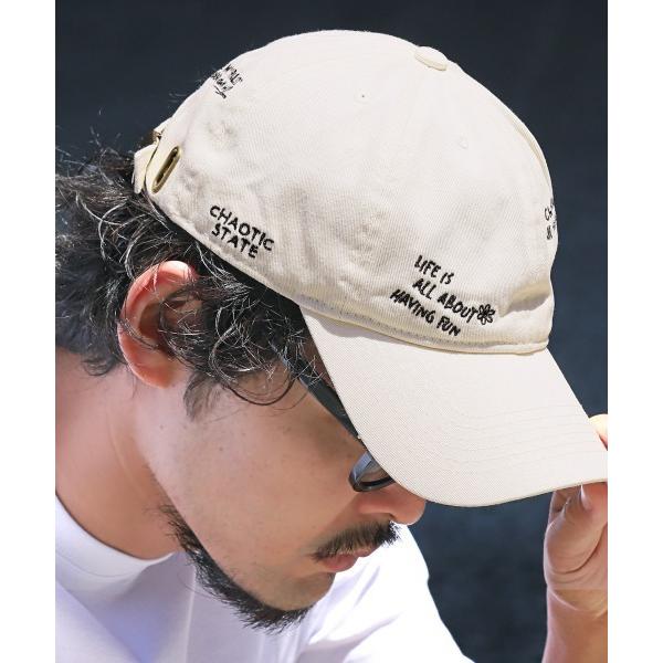 キャップ 帽子 メッセージ刺繍キャップ メンズ レディース