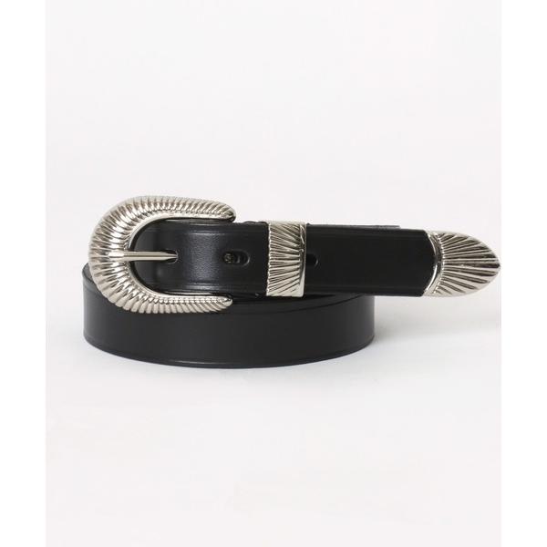 ベルト 25mm 細め 牛革 ウエスタンレザーベルト メンズ レディース