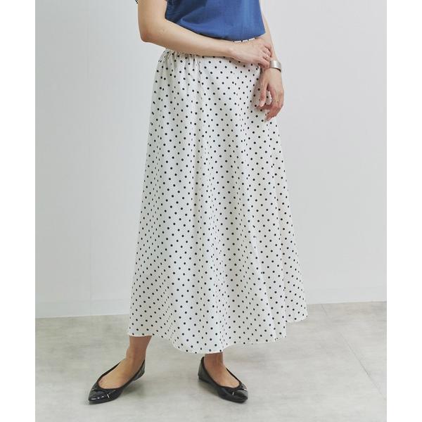 スカート 「Fizz/フィズ」　ドット柄シフォンマーメイドスカート