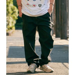 ジーンズ ワンタックルーズデニムパンツ メンズ