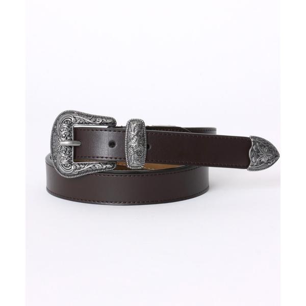 ベルト 25mm 細め ウエスタンレザーベルト メンズ レディース