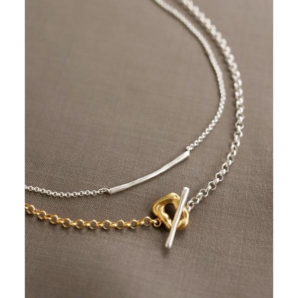 ネックレス SILVER925 18KGP バブルラリエット レディース メンズ