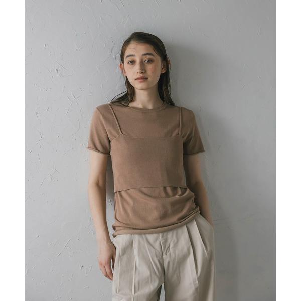 tシャツ 「MINERTE」camisole set T-shirt / キャミソールセットTシャツ...