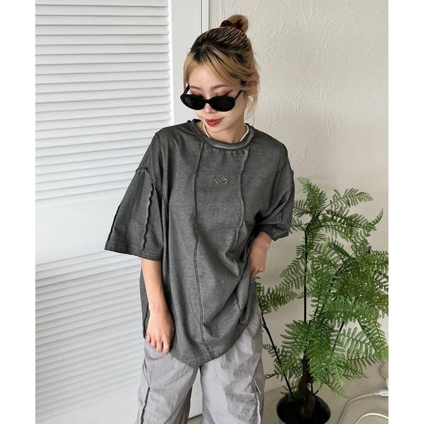 tシャツ オーバーロック加工TEE メンズ レディース