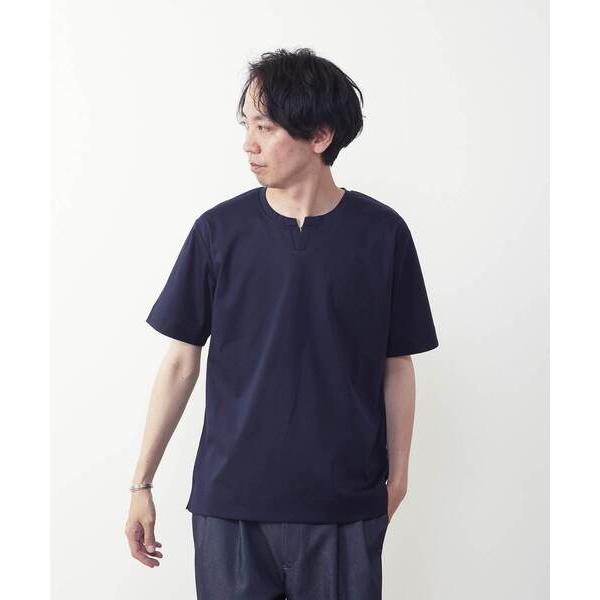tシャツ 50/-シルケットスムースキーネックTシャツ メンズ