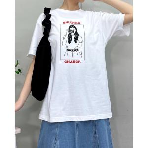 tシャツ 「RGY」SHUTTER CHANCE　 デザインプリントTシャツ (CP) レディース メンズ