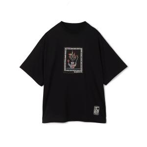 CABaN（キャバン） tシャツ スビンコットン ビンテージフラワーエン