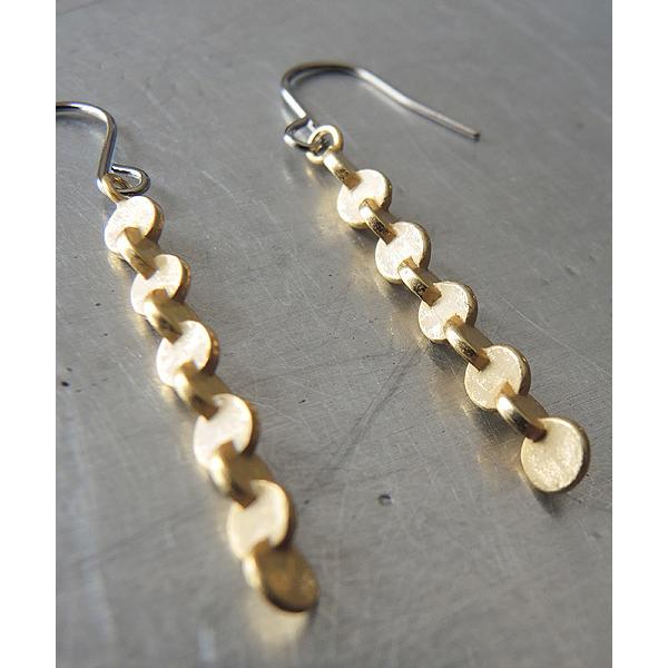 ピアス 「SCALA/スカラ」丸連続ピアス/made in JAPAN（日本製） レディース