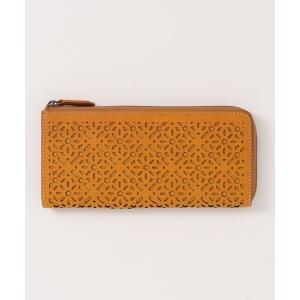 genten（ゲンテン） 長財布 財布 カットワーク ラウンド長財布