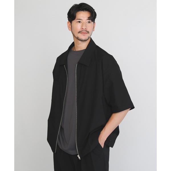 シャツ SOLOTEX(R)半袖ZIPシャツ メンズ