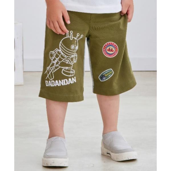 パンツ だだんだんワッペンハーフパンツ キッズ 子供服 男の子
