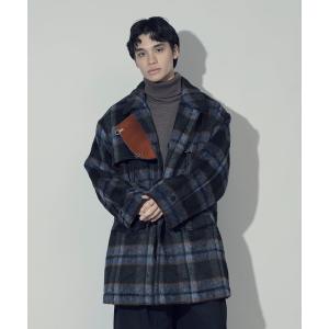 コート ジャケット ミドル丈 セミダブル ファイヤーマン メルトンコート メンズ レディース