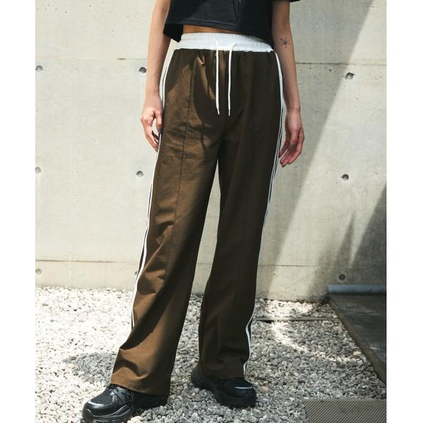 パンツ 「ユニセックス着用可能」サイドラインパンツ レディース メンズ
