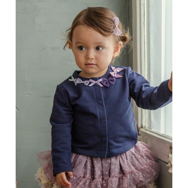 カーディガン デコレーションカーディガン(80-130cm) キッズ 子供服 女の子