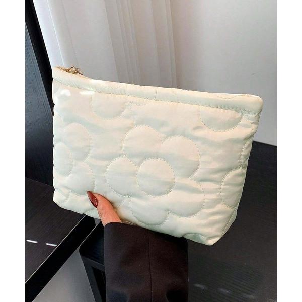 ポーチ フラワーキルティングポーチ レディース