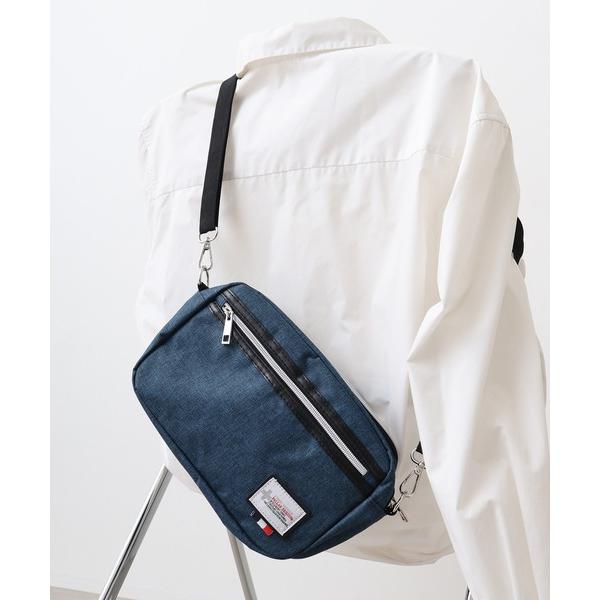 ショルダーバッグ ポリキャンバス　マチ付きショルダーバッグ メンズ レディース