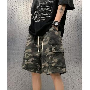 カーゴパンツ 迷彩カーゴハーフパンツ メンズ レディース