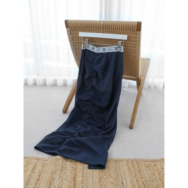 ロング スカート cutandsew gather I line skirt