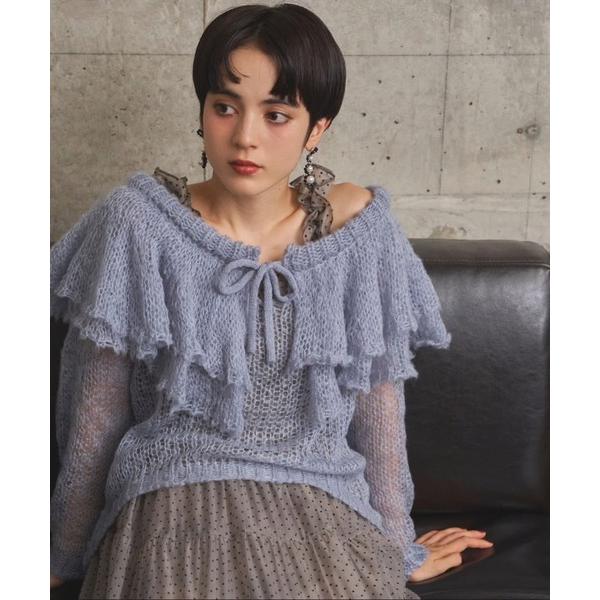 ニット セーター meow” mohair knit「TR」 レディース