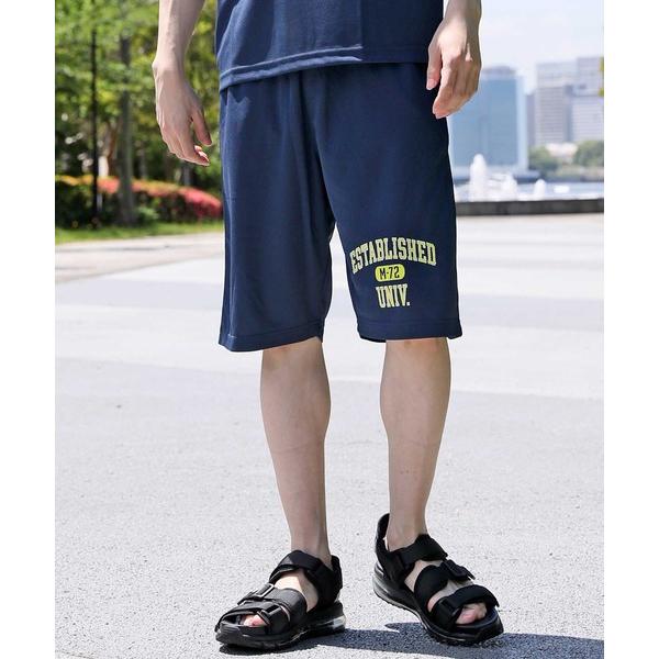 パンツ 速乾ドライメッシュ加工 アメカジプリントショーツ メンズ レディース