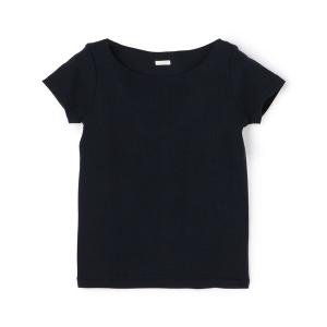 BACCA（バッカ） tシャツ リネンボーダー ネックドレープTシャツ