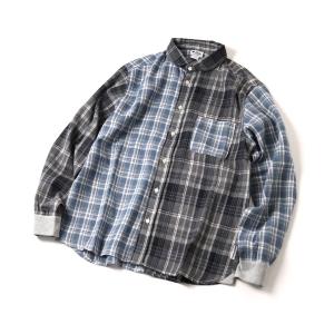 gym master（ジムマスター） シャツ スナップボタン2WAY チェック