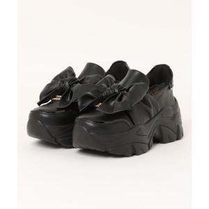 スニーカー 「YOSUKE/ヨースケ」厚底リボンスニーカー レディース