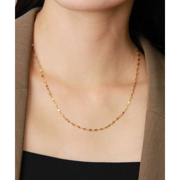 ネックレス 「CHOUEL closet」金属アレルギー対応 エクレアチェーンネックレス / ステン...